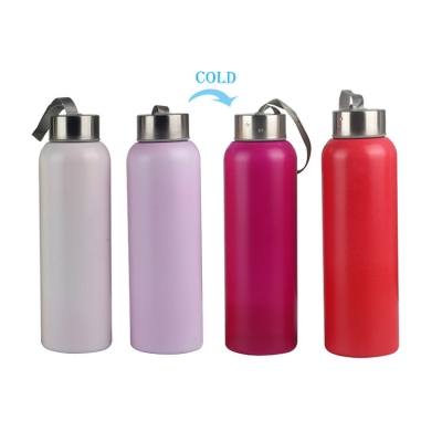 Customized cold color changing Stainless steel water bottle