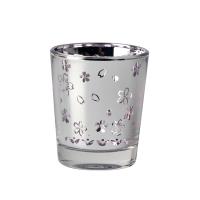 High end customized fashionable simple glass cup 