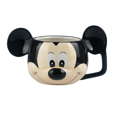 Customized Creative 3D Mickey Gift Ceramic Mug 