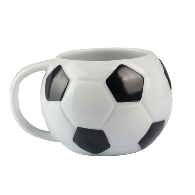 Customized Creative 3D Dog  Or Football Gift Ceramic Mug 